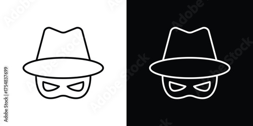 Wish list icon - Line Style. symbol template design