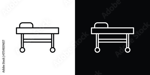 Stretcher icon - Line Style. symbol template design