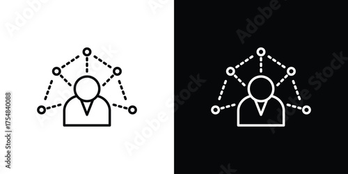 Skillsfor banner and - Line Style. symbol template design aging design Vector illustrationsn icon - Line Style. symbol template design