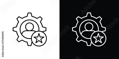 Skills icon - Line Style. symbol template design