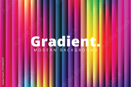 Vertical gradient bars with vibrant colors creating a modern and eye catching background design element
