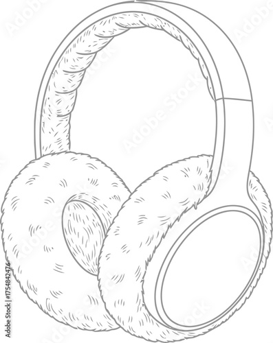 Earmuffs winter cold weather fashion accessory protection warm cozy fluffy soft style