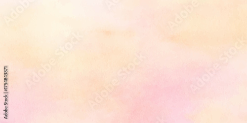 Abstract colorful watercolor background texture with vintage pastel pink paint design