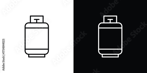 LPG icon - Line Style. symbol template design