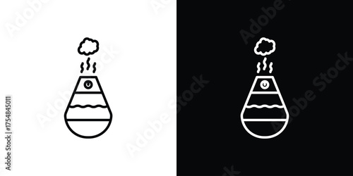 Humidifier icon - Line Style. symbol template design