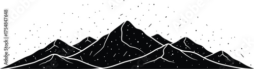 Mountains peaks landscape nature travel adventure outdoors hiking climbing snow