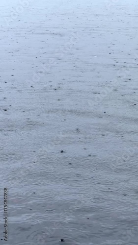 plano cerrado de la lluvia