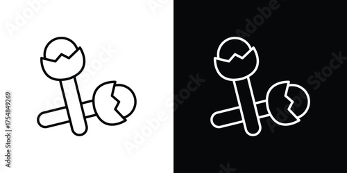 Cloves icon - Line Style. symbol template design