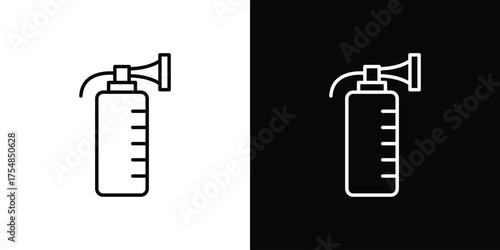 Breast pump icon - Line Style. symbol template design