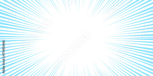 Manga-style speed frame design on a transparent background. Manga action, abstract speed. Anime focus isolated on white background. Comic book explosion lines wallpaper. Radial speed lines sunburst.