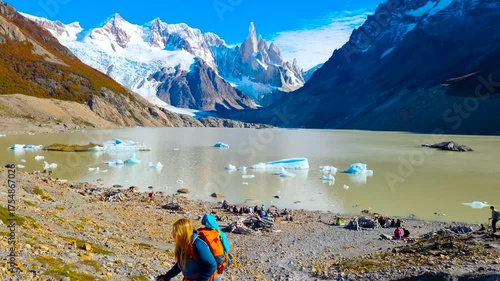 The Sierro Torre Mountain Group. Los Glaciares National Park. Argentina. 