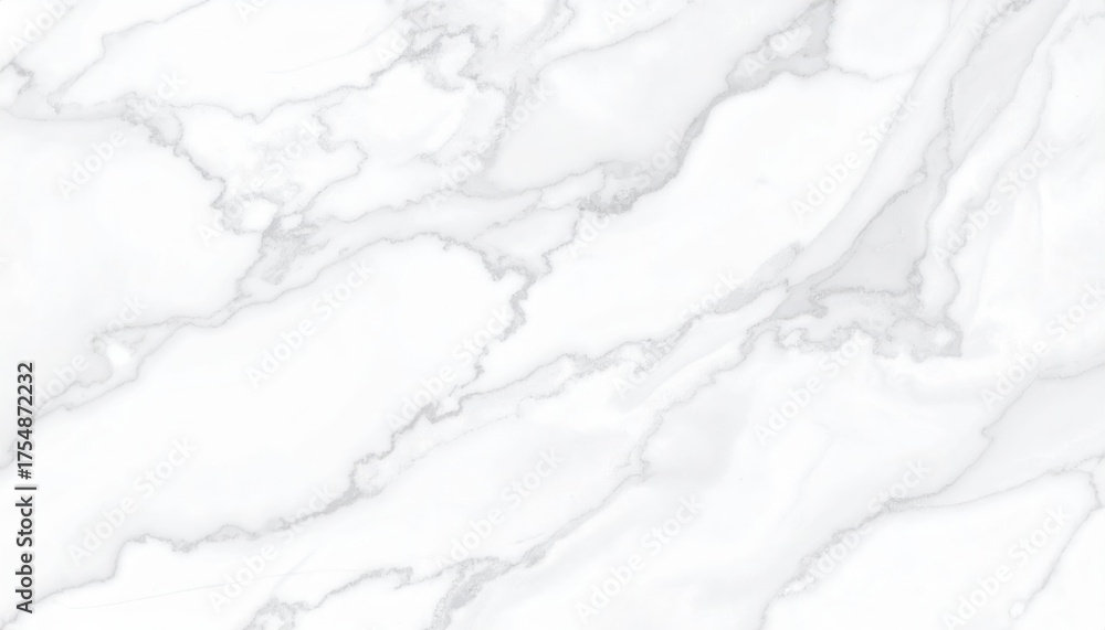 Naklejka premium Elegant White Marble Surface Pattern