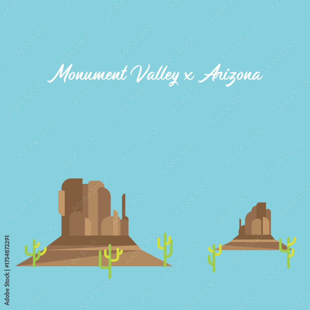 Naklejka premium Monument Valley x Arizona