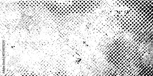 Abstract vintage stone, concrete, dirt, noise surface pattern. Grunge halftone background Vector, black and white error glitch art design grunge background Dot pop art comic sport style vector .	

