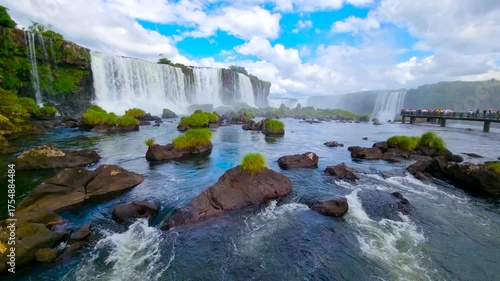 Iguazu National Park. A unique waterfall complex. 