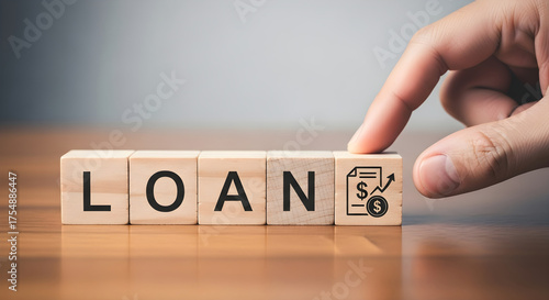 hand holding a word help on white background