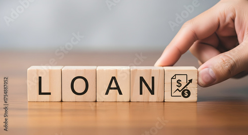 business word on wooden blocks