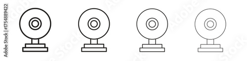 Webcam icon set vector eps10. illustration, logo sign symbol pictogram template