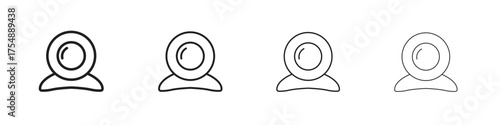 Web camera icon set vector eps10. illustration, logo sign symbol pictogram template