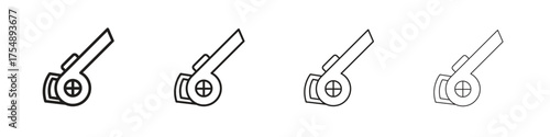 Leaf blower icon set vector eps10. illustration, logo sign symbol pictogram template