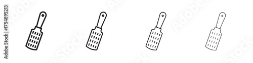 Grater icon set vector eps10. illustration, logo sign symbol pictogram template