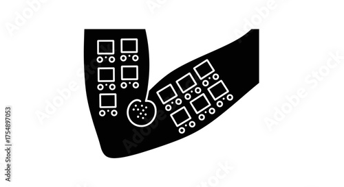 Abstract Representation of Technology and Data Flow.