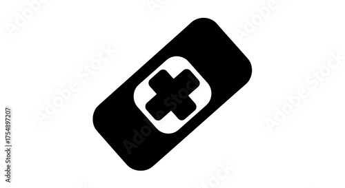 Bandage icon for medical care and first aid.