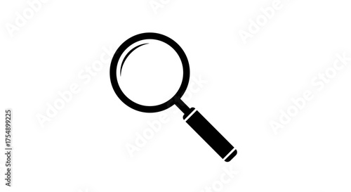 Magnifying glass icon for search and investigation.