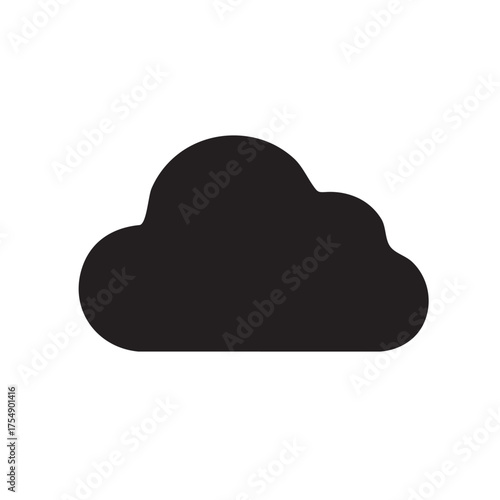 Cloud computing symbol illustration