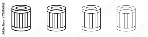 Air filter icon set vector eps10. illustration, logo sign symbol pictogram template