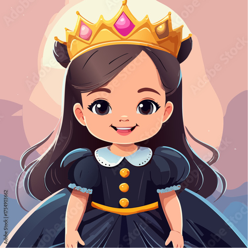 Kind als böse Prinzessin