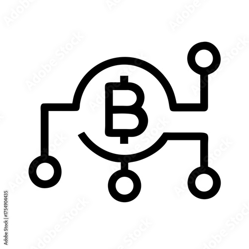 Cryptocurrency Hub Icon Set | Blockchain Technology, Digital Finance, Crypto Exchange, Decentralized Network, Virtual Currency, Online Investment, Financial Security