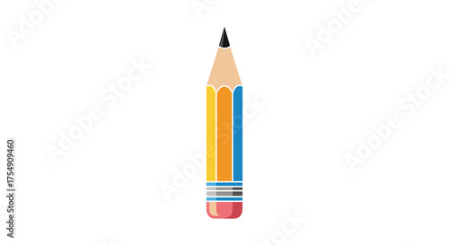 A sharp pencil ready for drawing writing and creative expression.