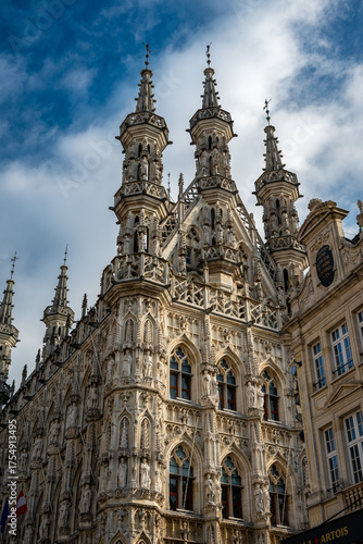 Leuven Town Hall gothic facade
