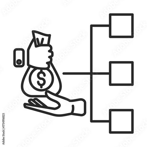 Finance   Icon Element For Design
