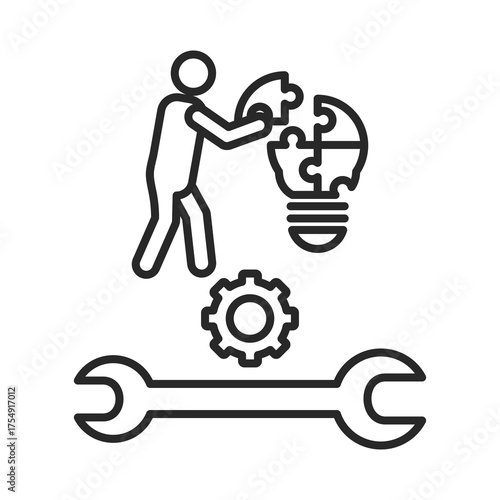 Skills R  Icon Element For Design