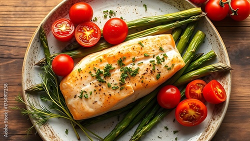 Perfectly cooked salmon with roasted vegetables, highlighting a delicious and healthy meal presentation.