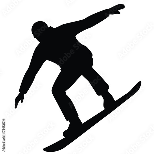 a Man Skateboarding on White Background