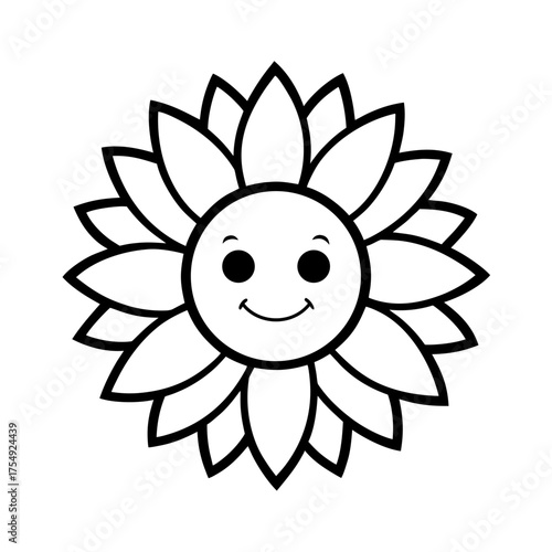 summer sunflower with bright smiles