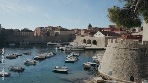 View of Dubrovnik, a city in southern Croatia, located on the Adriatic Sea, Europe.