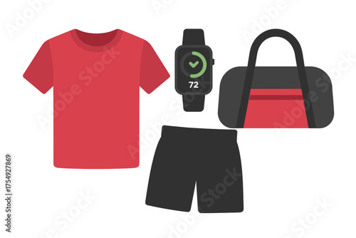 Fitness gear and smartwatch for a healthy lifestyle