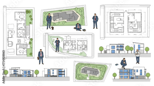 Architectural Plans and Figures in Detailed Project Layouts