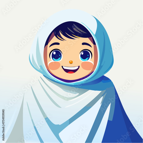 Kleinkind als Mini-Gespenst