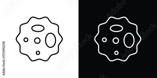 White blood cell icon concept. Thin line symbol pack.