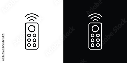 Remote icon concept. Thin line symbol pack.