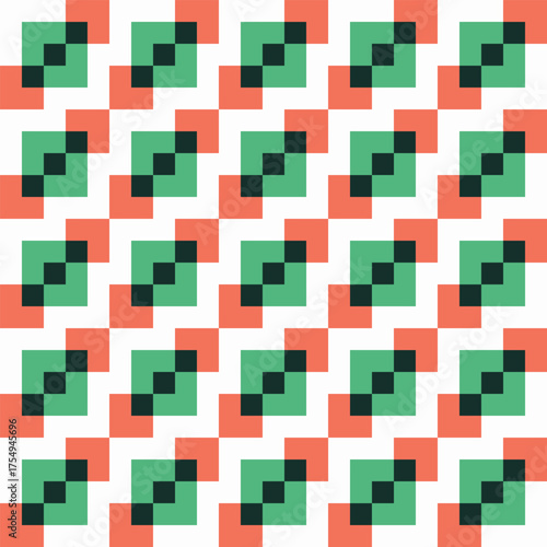 Colourful brickwall