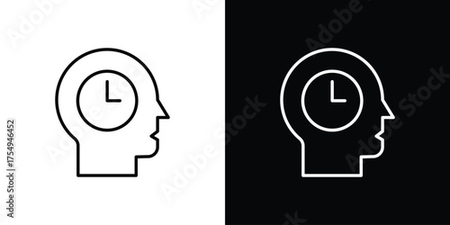 Patience icon concept. Thin line symbol pack.