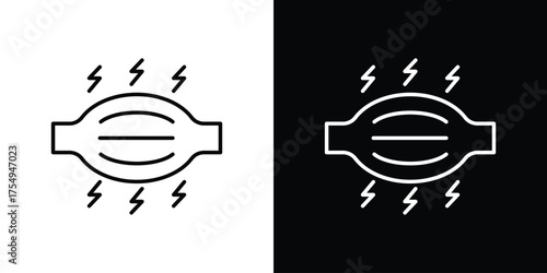 Myalgia icon concept. Thin line symbol pack.