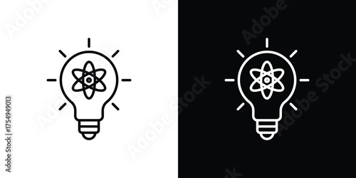 Innovation icon concept. Thin line symbol pack.