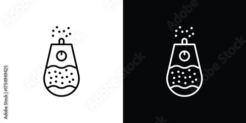 Humidifier concept. Thin line symbol pack. . vector glyph flat icons